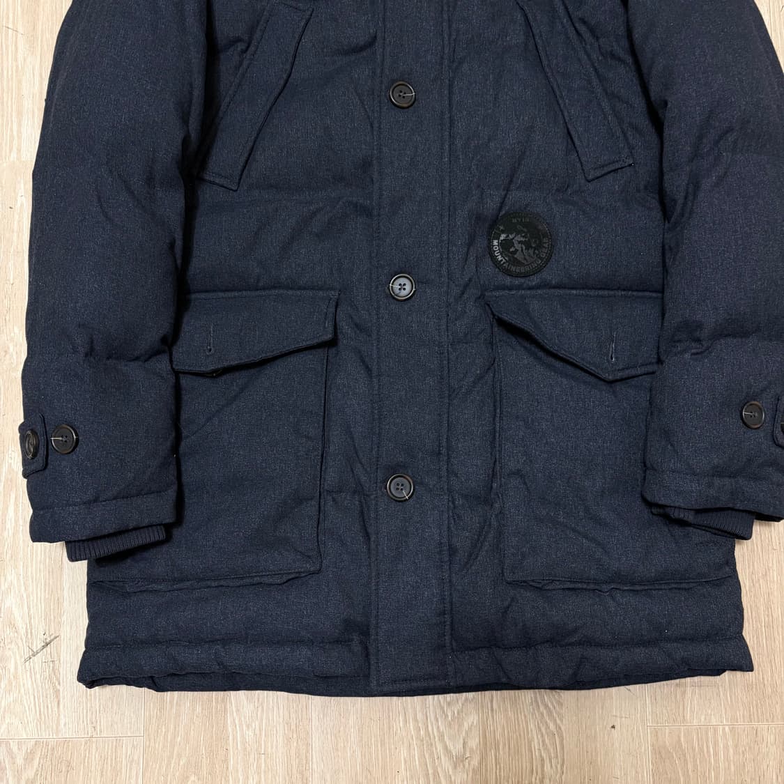 엠비오 마운티니어링 남성 라쿤퍼 후드 구스다운 롱패딩 L/100  상품이미지3