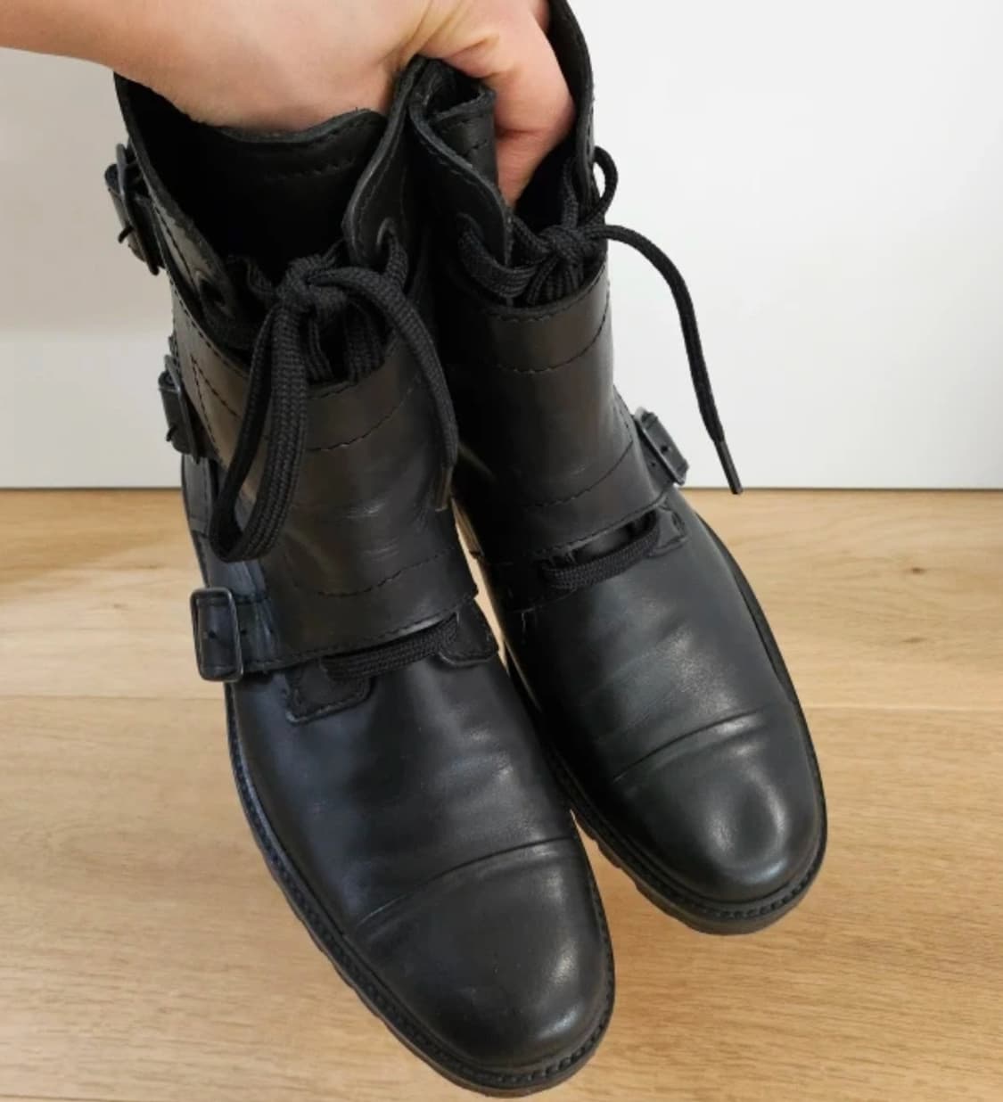 쟈딕앤볼테르 블랙 레더 앵클 부츠 37 상품이미지4