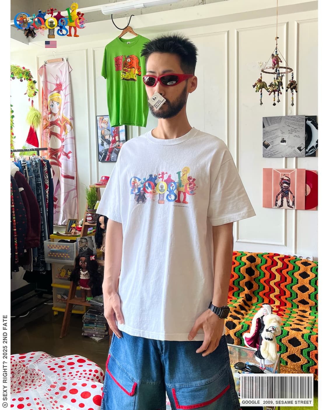 2009年 Google "Sesame Street" Promo Tee 상품이미지1