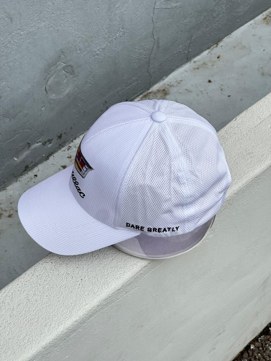 (새상품) [F] 캐딜락 로고 화이트 볼캡 모자 상품이미지3