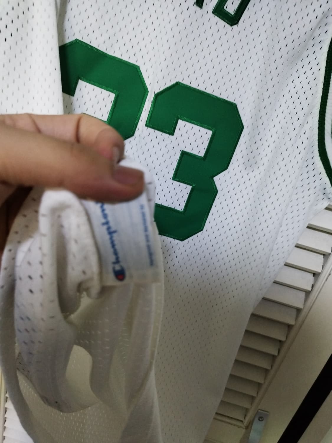 M사이즈 챔피온 NBA 90'S 래리버드 보스턴셀틱스 스윙맨 져지 상품이미지5