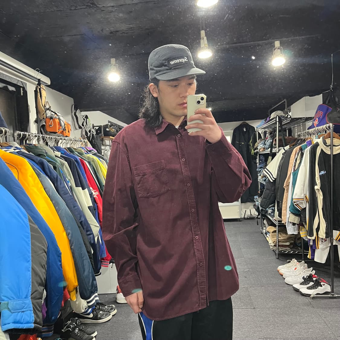 네바다 코듀로이 체크셔츠 상품이미지5