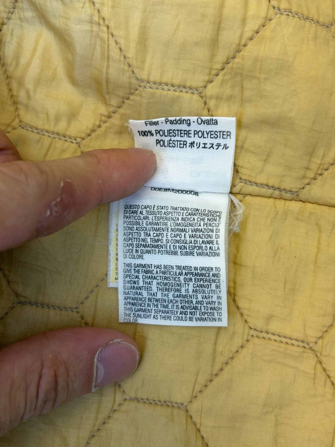 디젤 퀼티드 라인 워크 자켓 상품이미지8