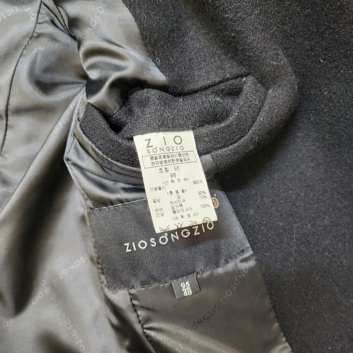 지오송지오 네이비 코트  상품이미지6