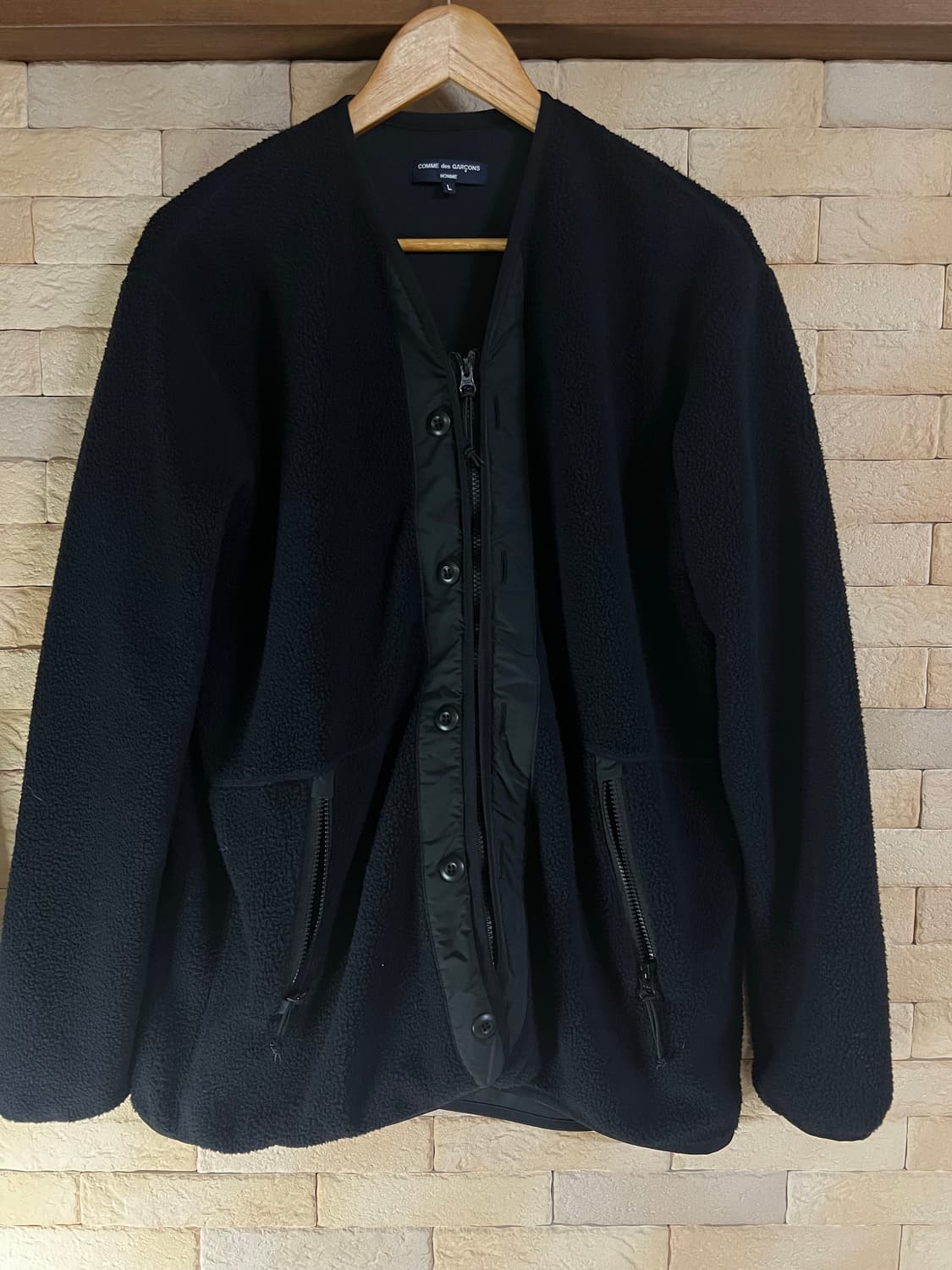 꼼데 옴므 플리스 가디건 자켓  상품이미지1