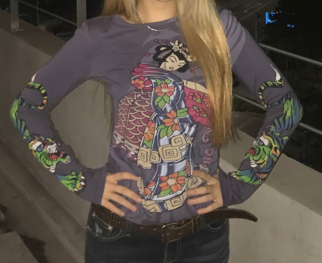 에드하디 Ed Hardy 빈티지 롱슬리브 S 상품이미지1