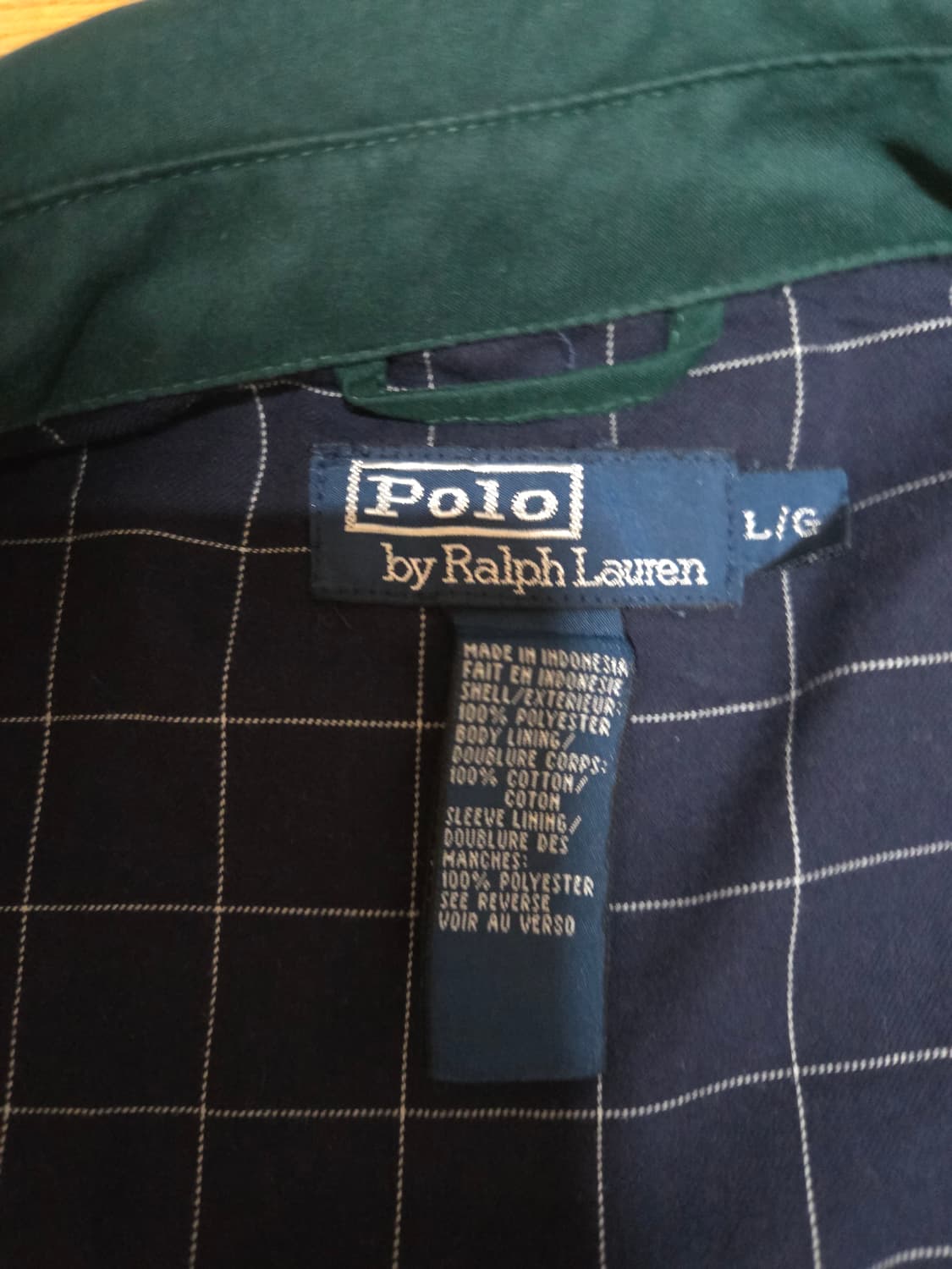 폴로 랄프로렌 남성 스윙톱 블루종 자켓 상품이미지6