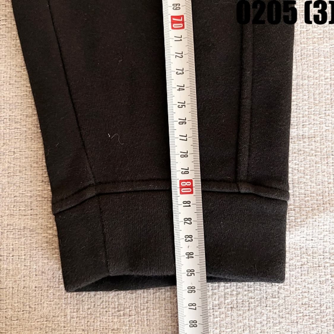 [XS] 리복 WOR 플리스 블랙 트레이닝 조거 팬츠 0205(3) 상품이미지8