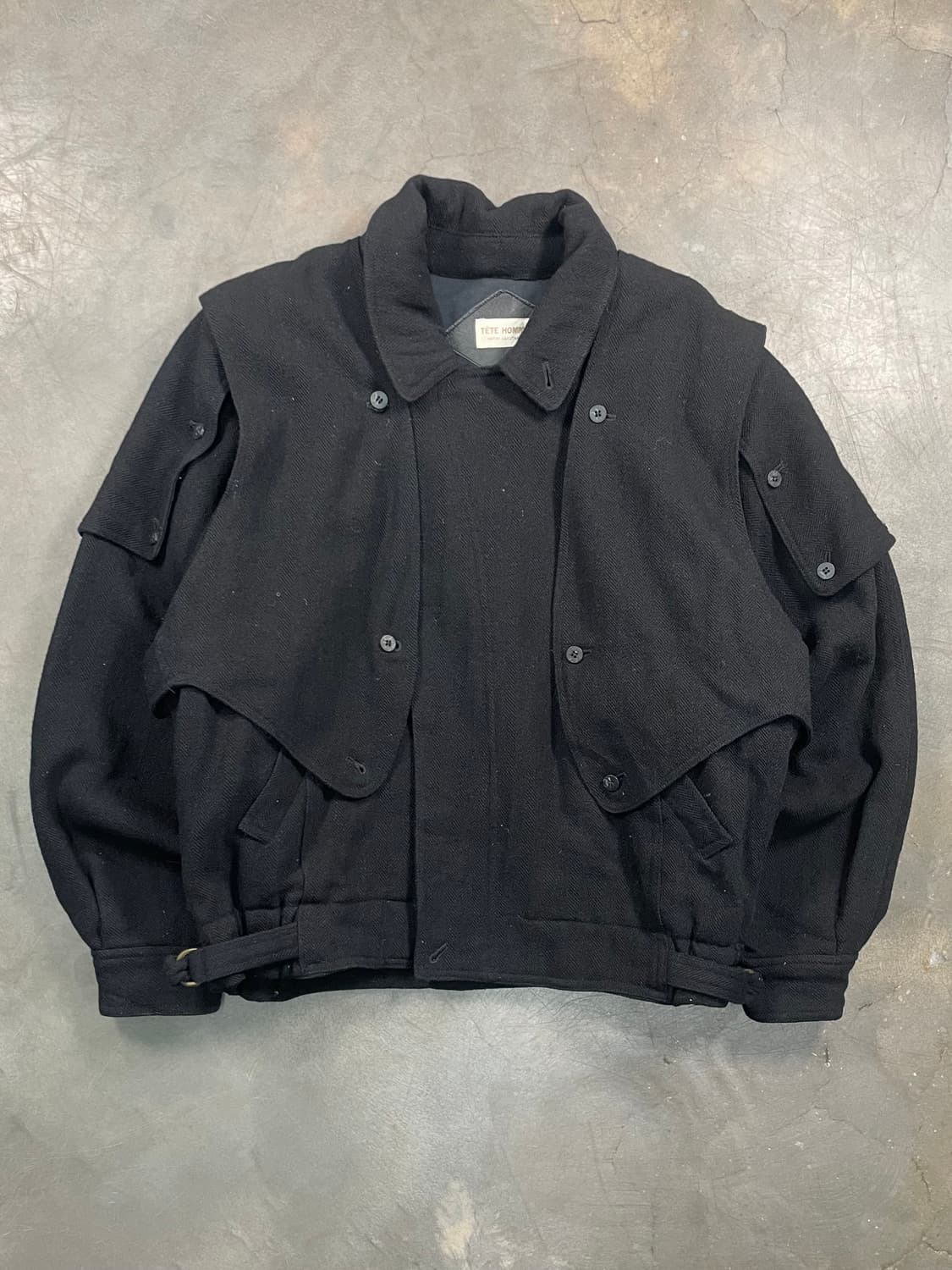 테테옴므 더블 레이어드 봄버 자켓 상품이미지1