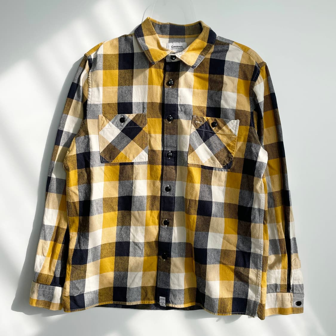 C2 커버낫 웨스턴 투 포켓 체크 셔츠 95사이즈 상품이미지1