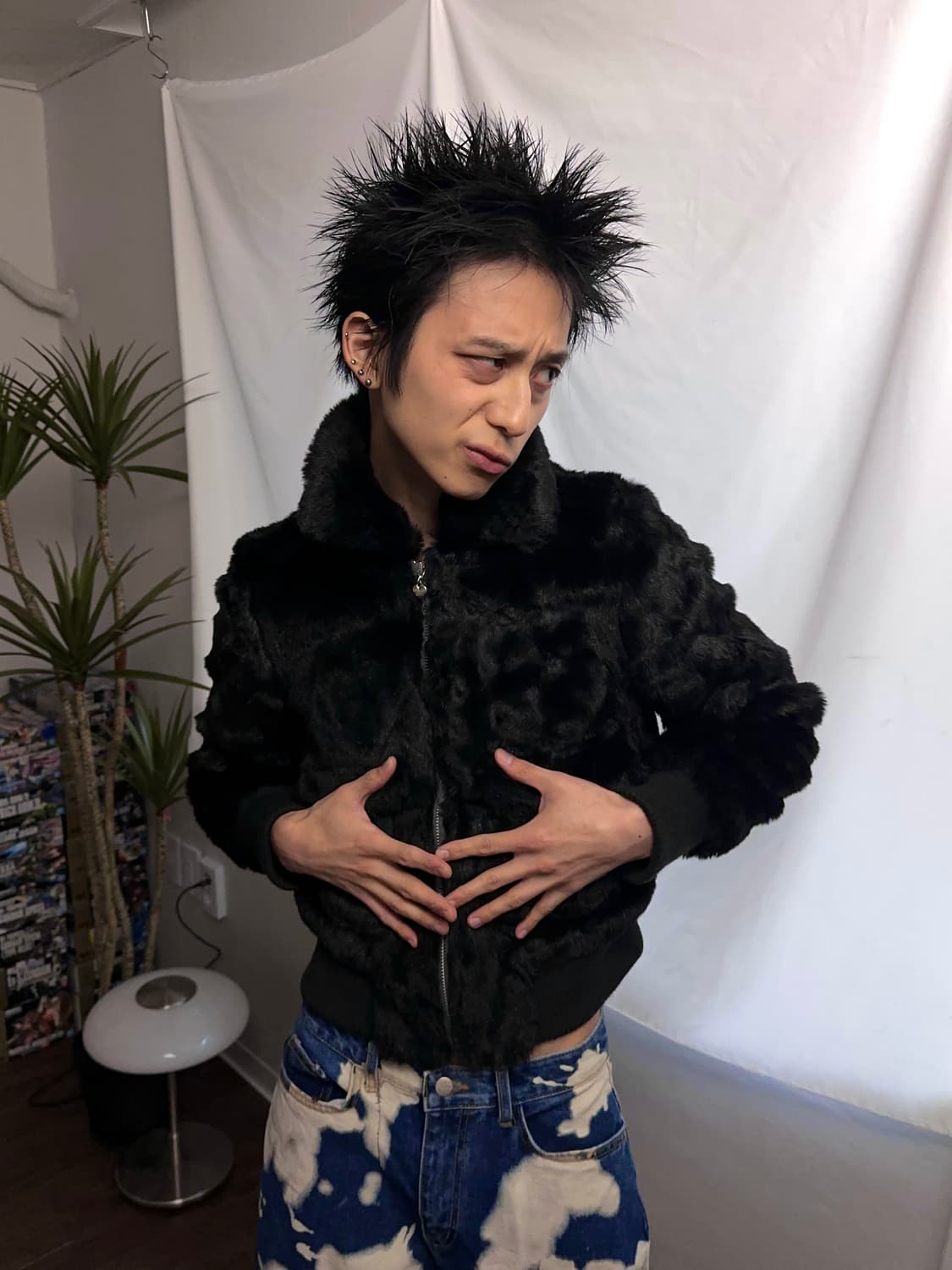 Tommy Girl 크롭 퍼 자켓 상품이미지1