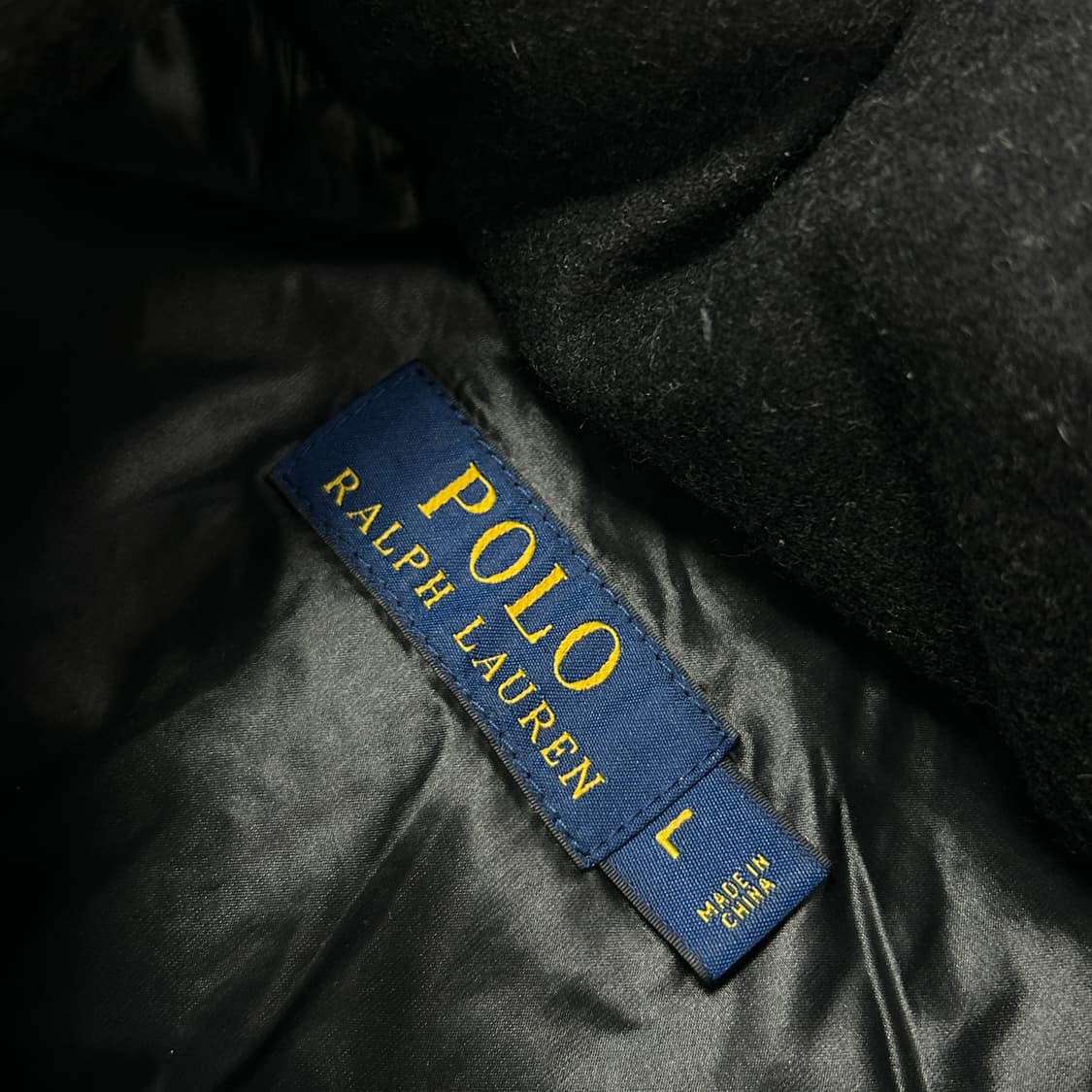 폴로 차콜 울 덕다운 패딩(L) 상품이미지2