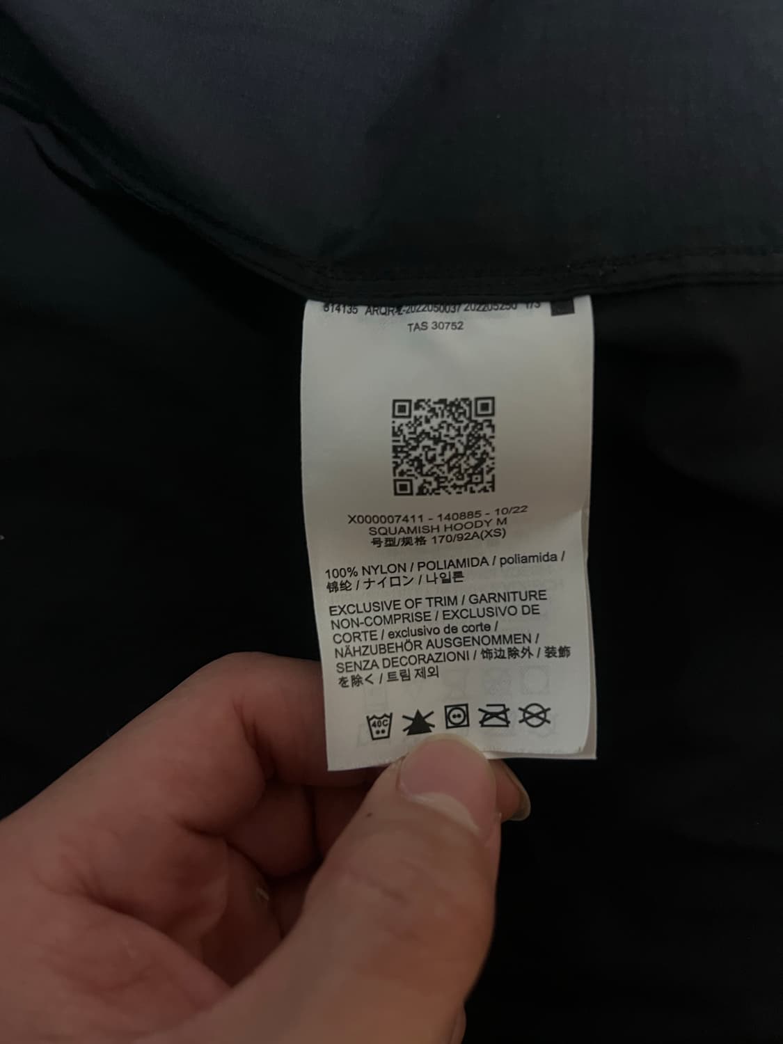 아크테릭스 스쿼미시 후디 Men’s XS 상품이미지3