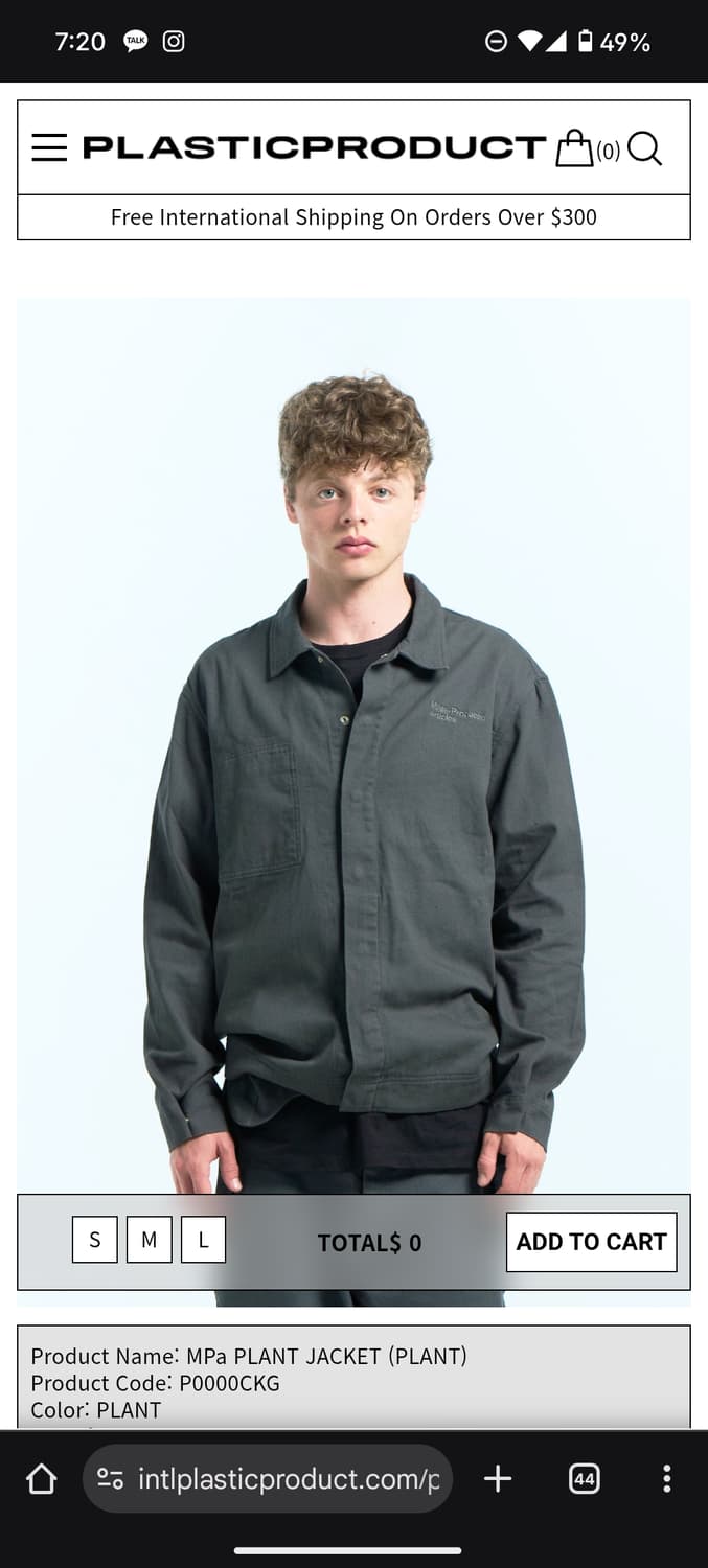 MPa plant jacket 상품이미지1