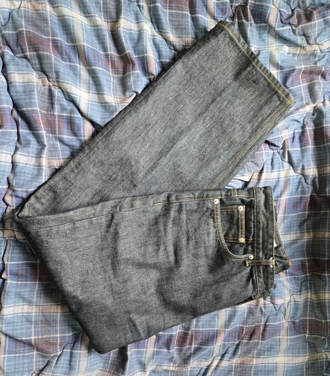 인더로우 5pk 하드트위스트 wt 데님 인디고블루 3사이즈 판매합니다. 상품이미지2