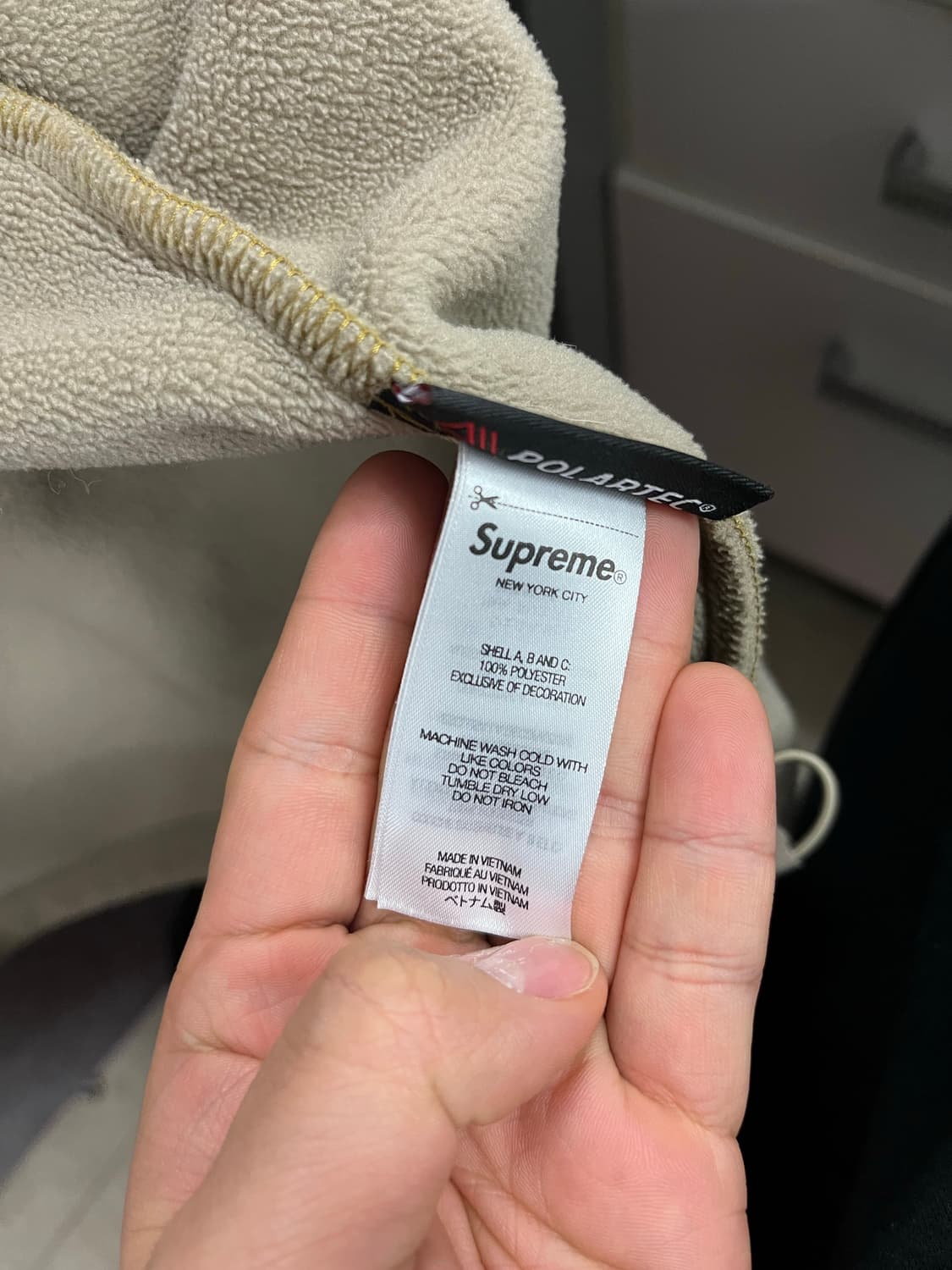 슈프림 23fw 폴라텍 집 자켓 라지 상품이미지4