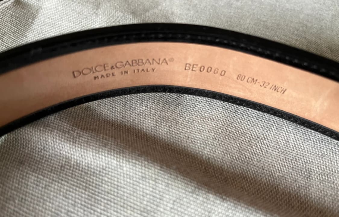 Dolce & Gabbana  DG 로고 송치 벨트 상품이미지4