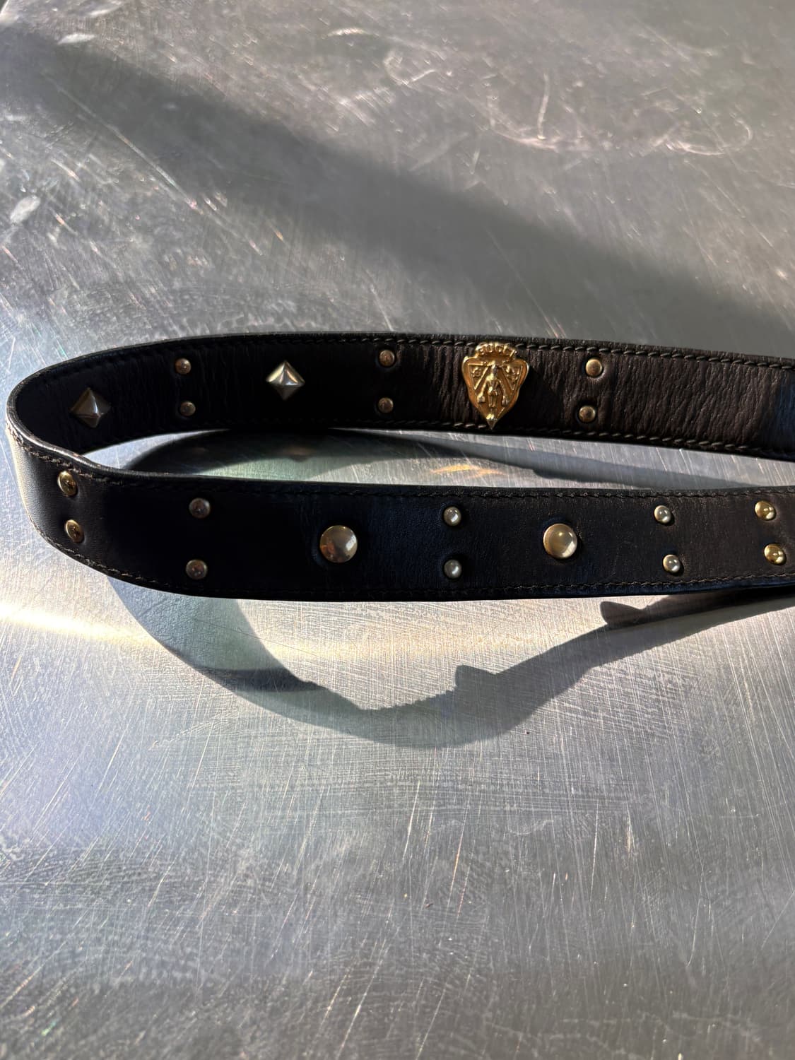 Gucci gold stud belt 상품이미지3