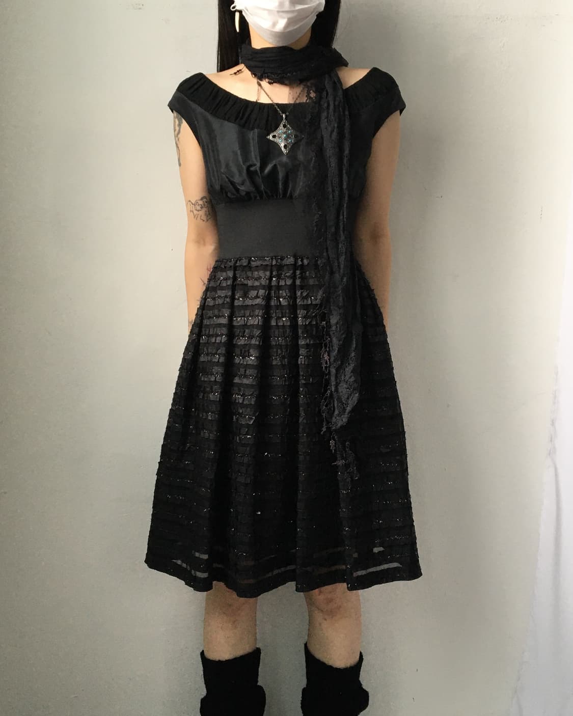 lace t rimming crochet scarf 상품이미지6