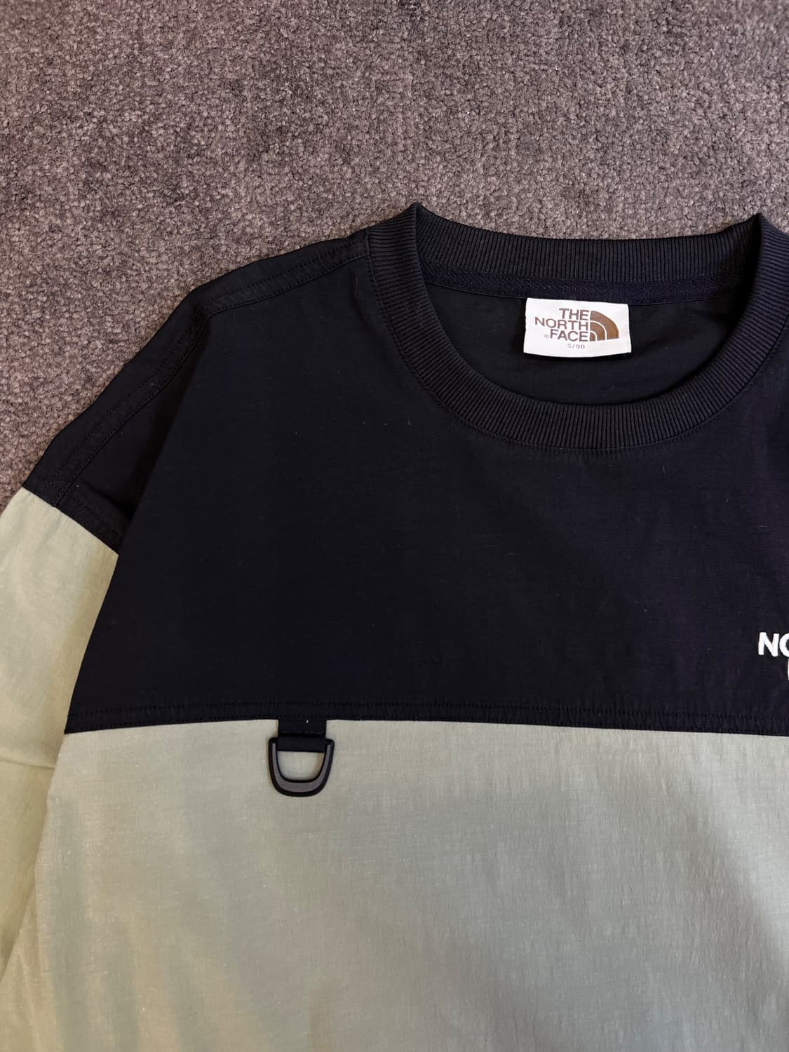 노스페이스 배색 롱슬리브 티셔츠 상품이미지2