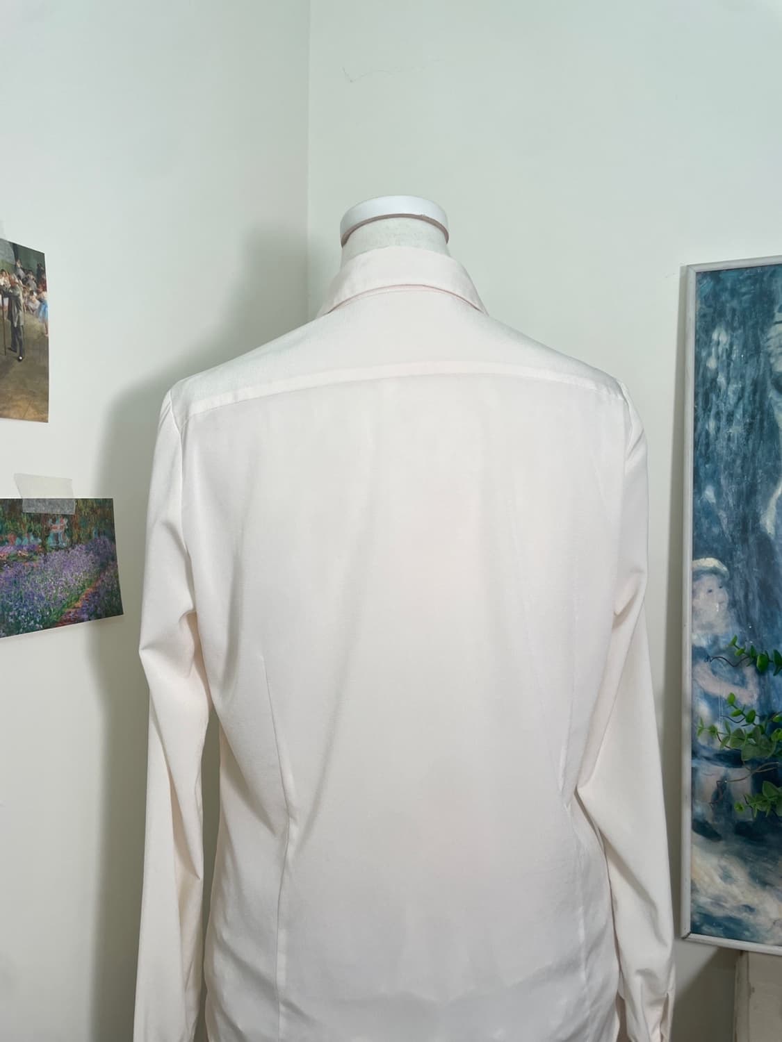 pinkivory lace trim blouse(size-9) 상품이미지4