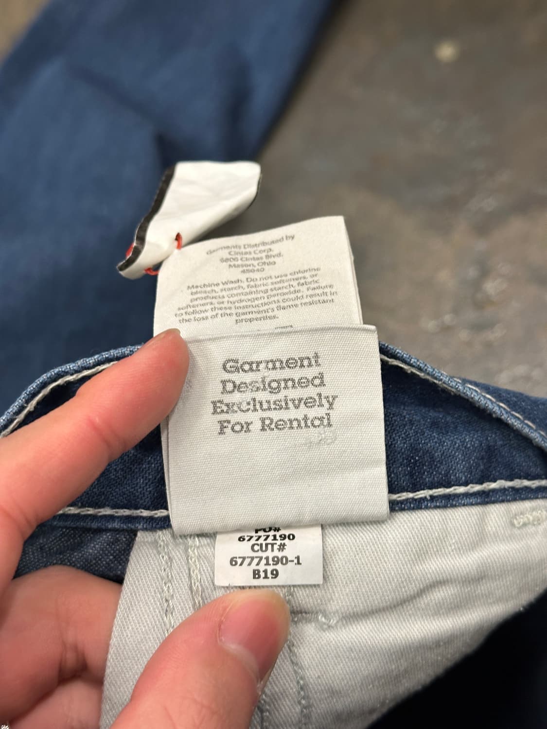 칼하트 FR 데님 카펜터팬츠 32x30 상품이미지9