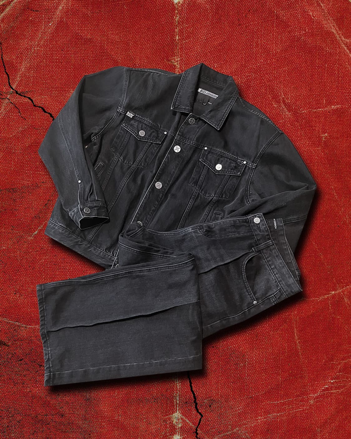 BOY LONDON 보이런던 90s 흑청 데님 셋업 (105) 상품이미지1