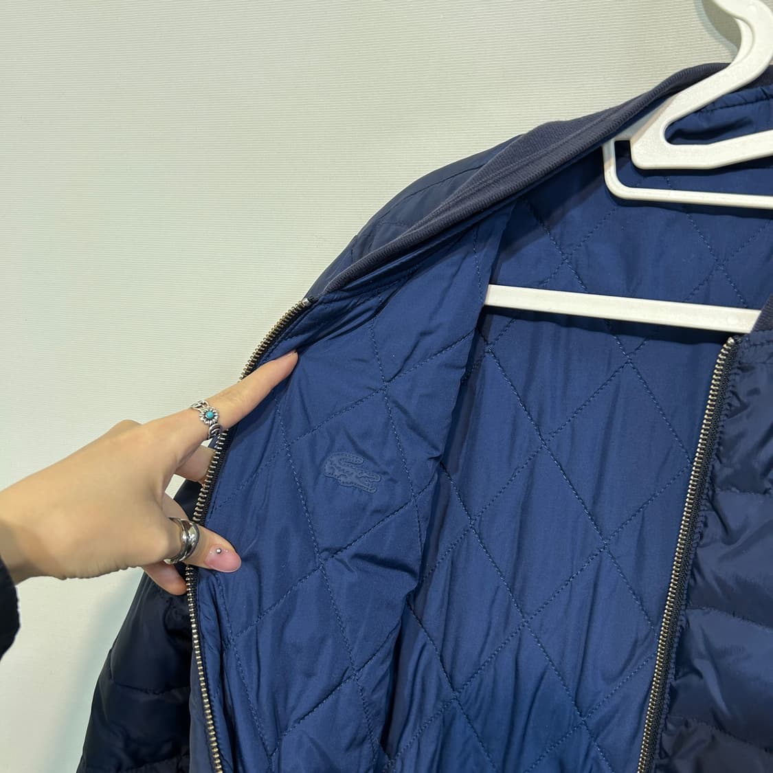 라코스테 여성 퀼팅 자켓 95 상품이미지4