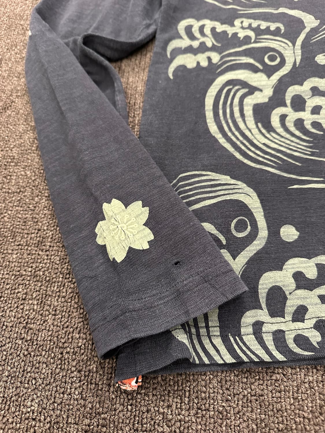 M)Japanese vintage 오리엔탈 패턴 롱슬리브 상품이미지3