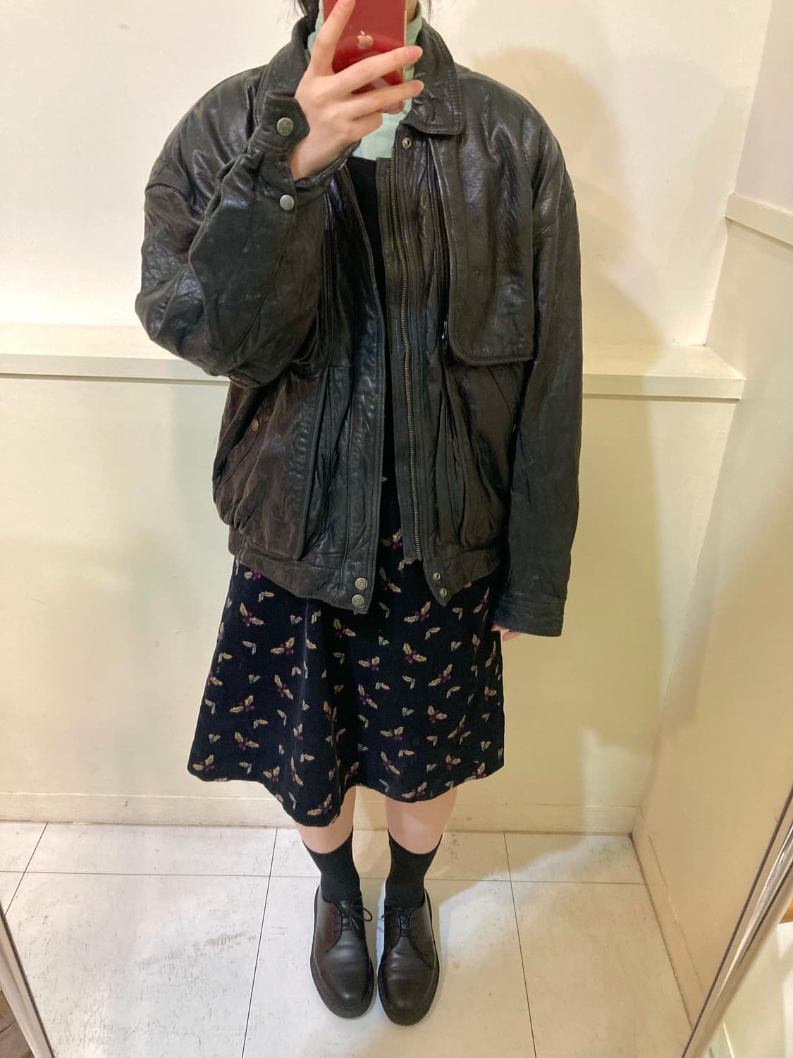 빈티지 리얼레더 포켓 자켓 상품이미지9