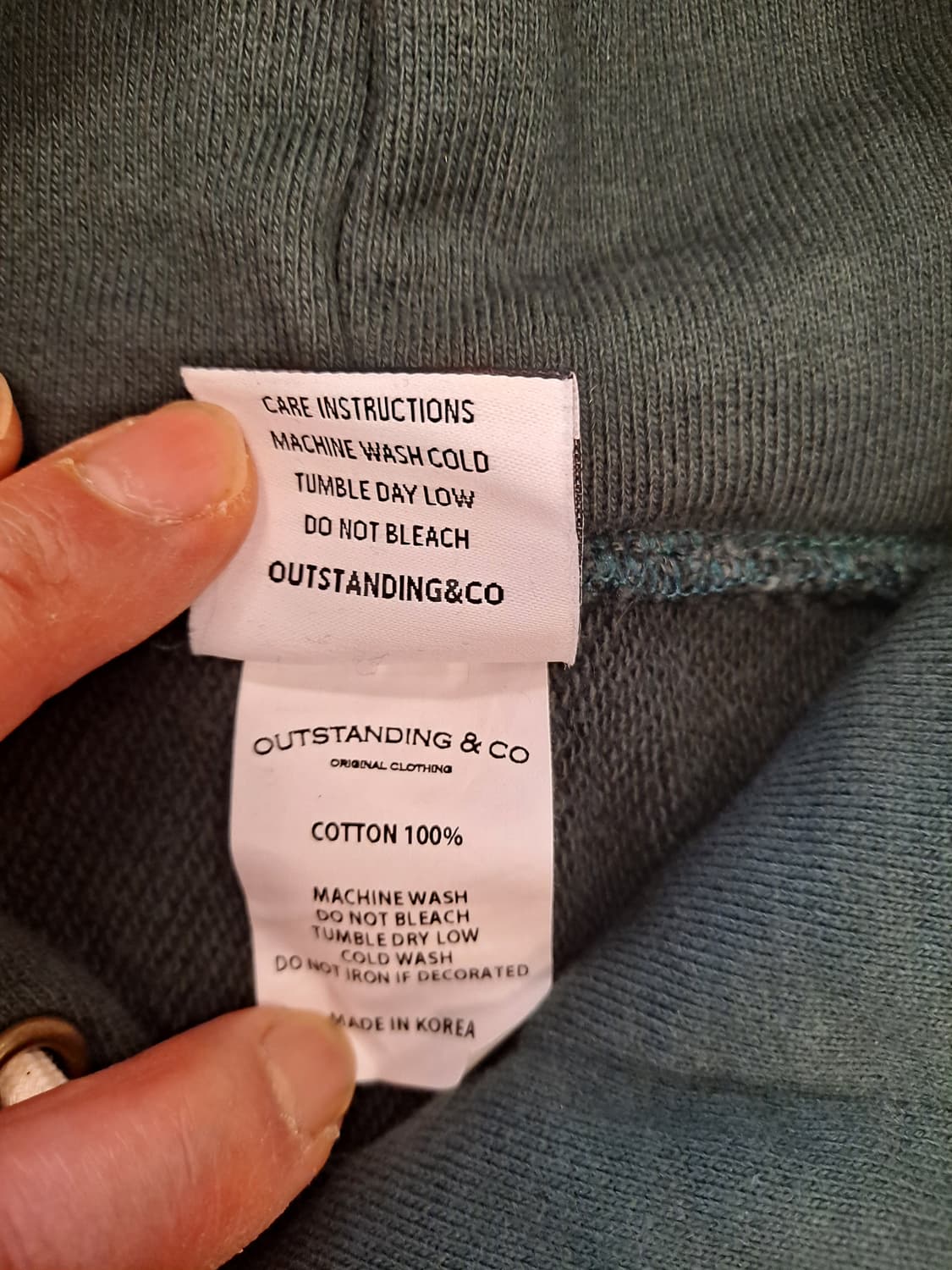 아웃스탠딩 V.S.C 후드 M  상품이미지4