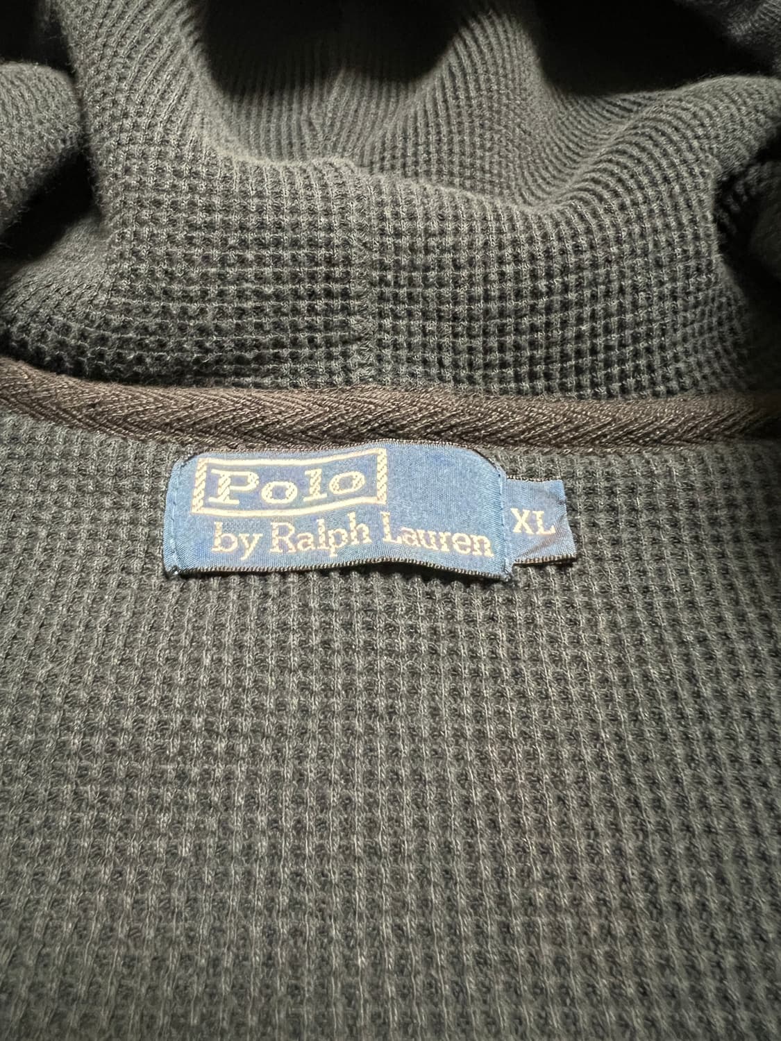 폴로 랄프로렌 로고 후드 집업 블랙 / XL (정품) 상품이미지9