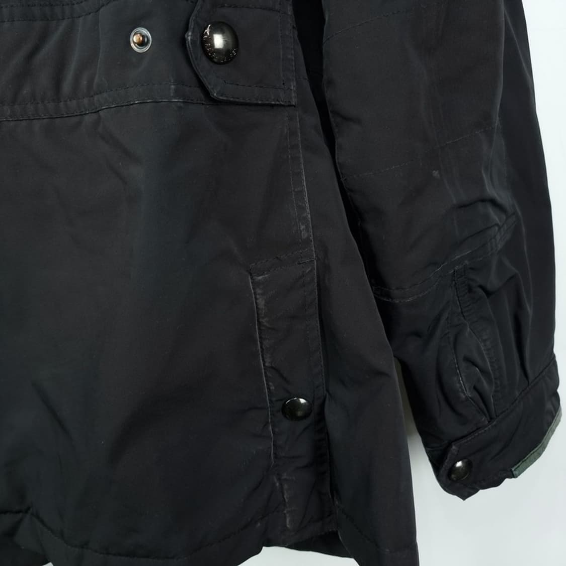 [폴로 랄프로렌] 90'S 빈티지 나일론 바버 자켓 블랙 M18293 상품이미지9
