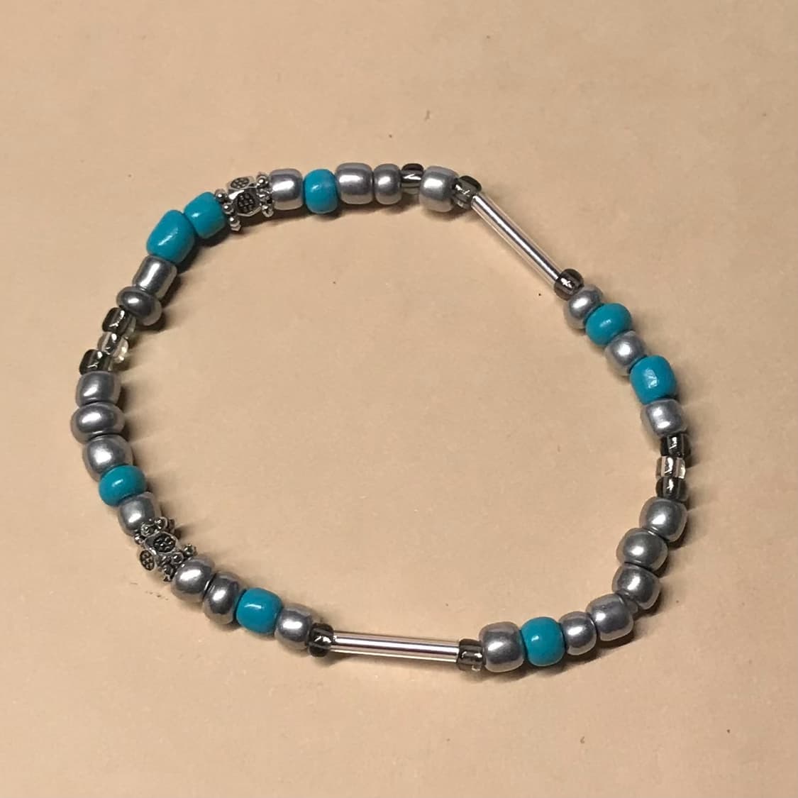 빈티지 비즈 팔찌 상품이미지1