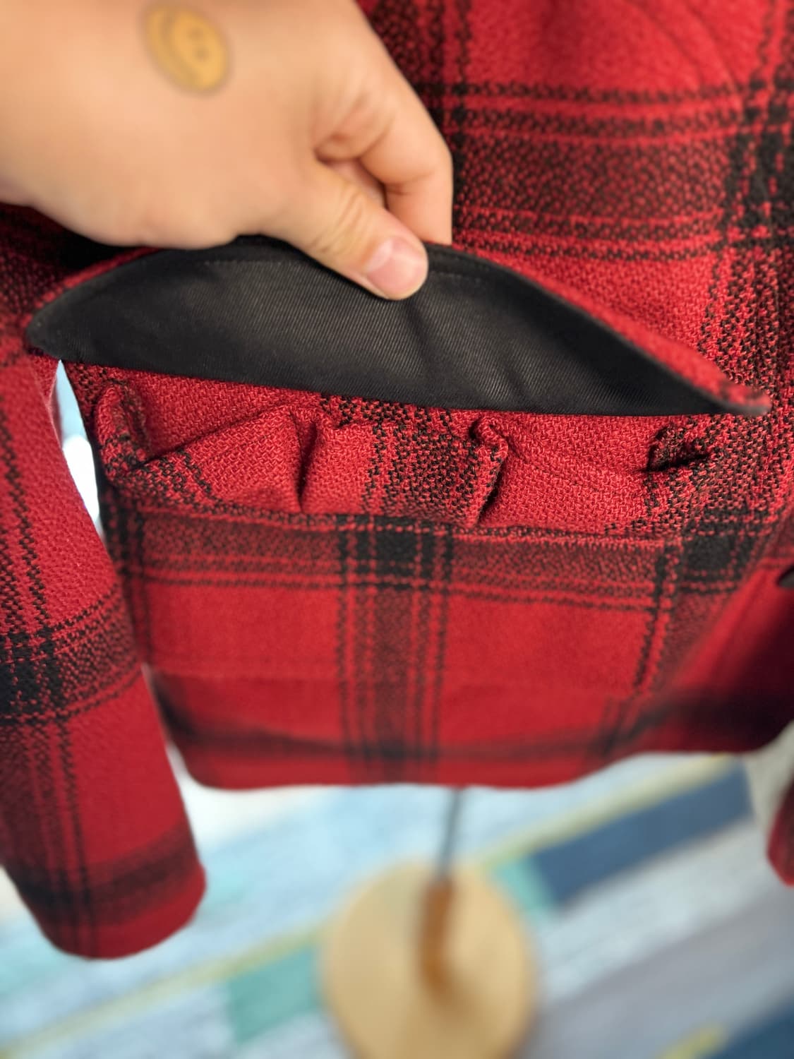 랄프로렌 폴로 버팔로 스키 패치 울 유틸리티 자켓 XL 상품이미지6