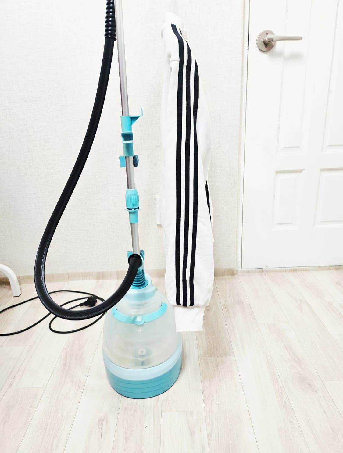 (90~95)S☆초대장급☆ 아디다스 파이어버드 빅로고 [흰검] 트랙탑져지 상품이미지5