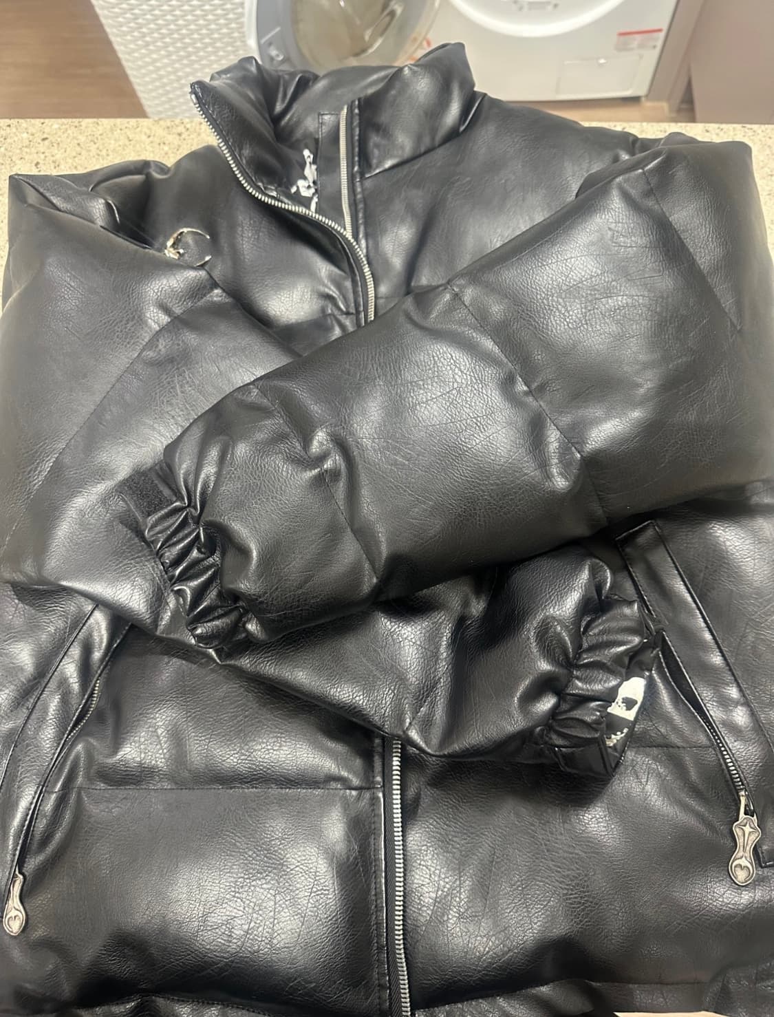 3사이즈) 떠그 패딩 폴리에스터 상품이미지4