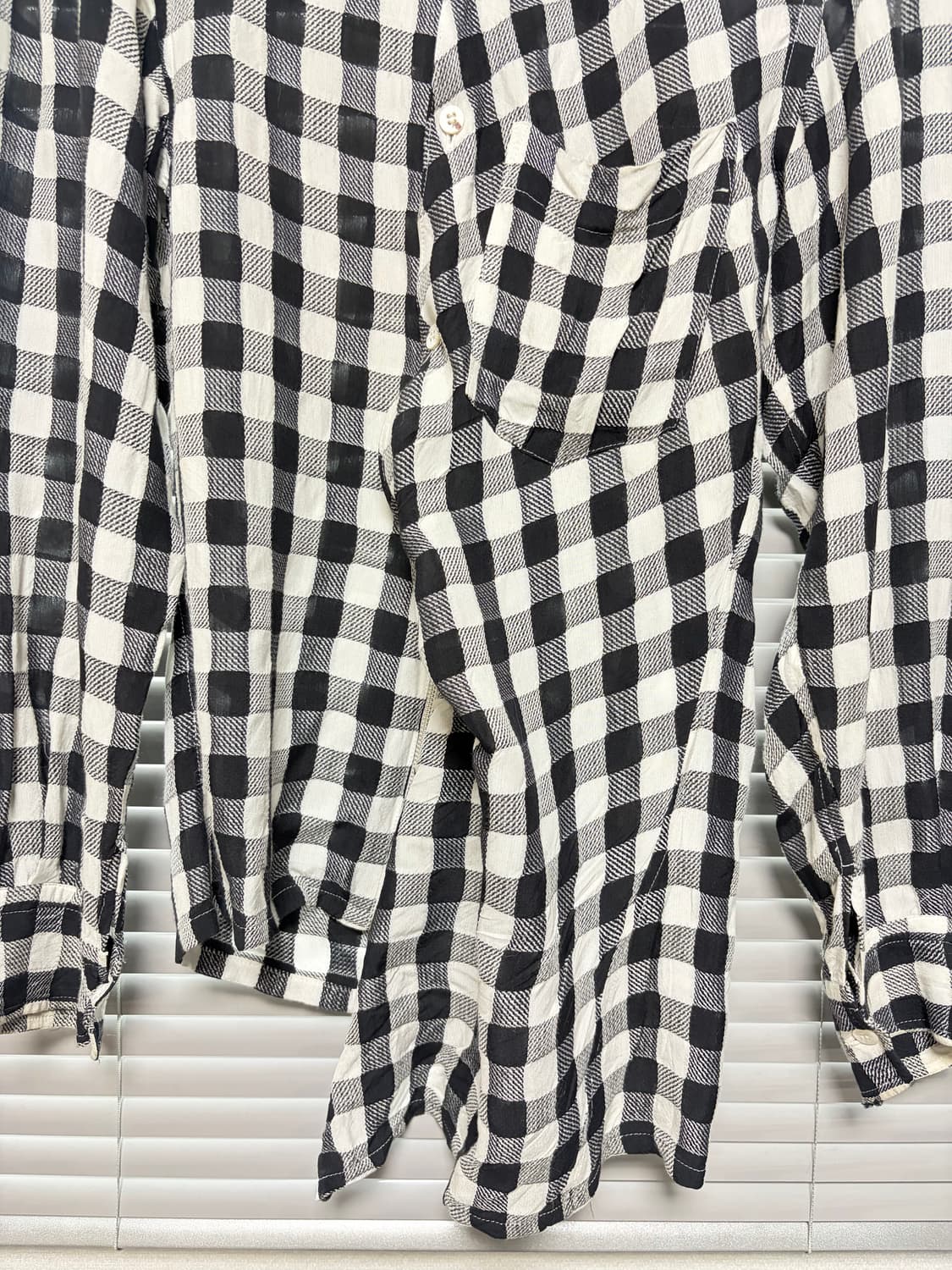 Tricot Comme des garcons check shirt 상품이미지4