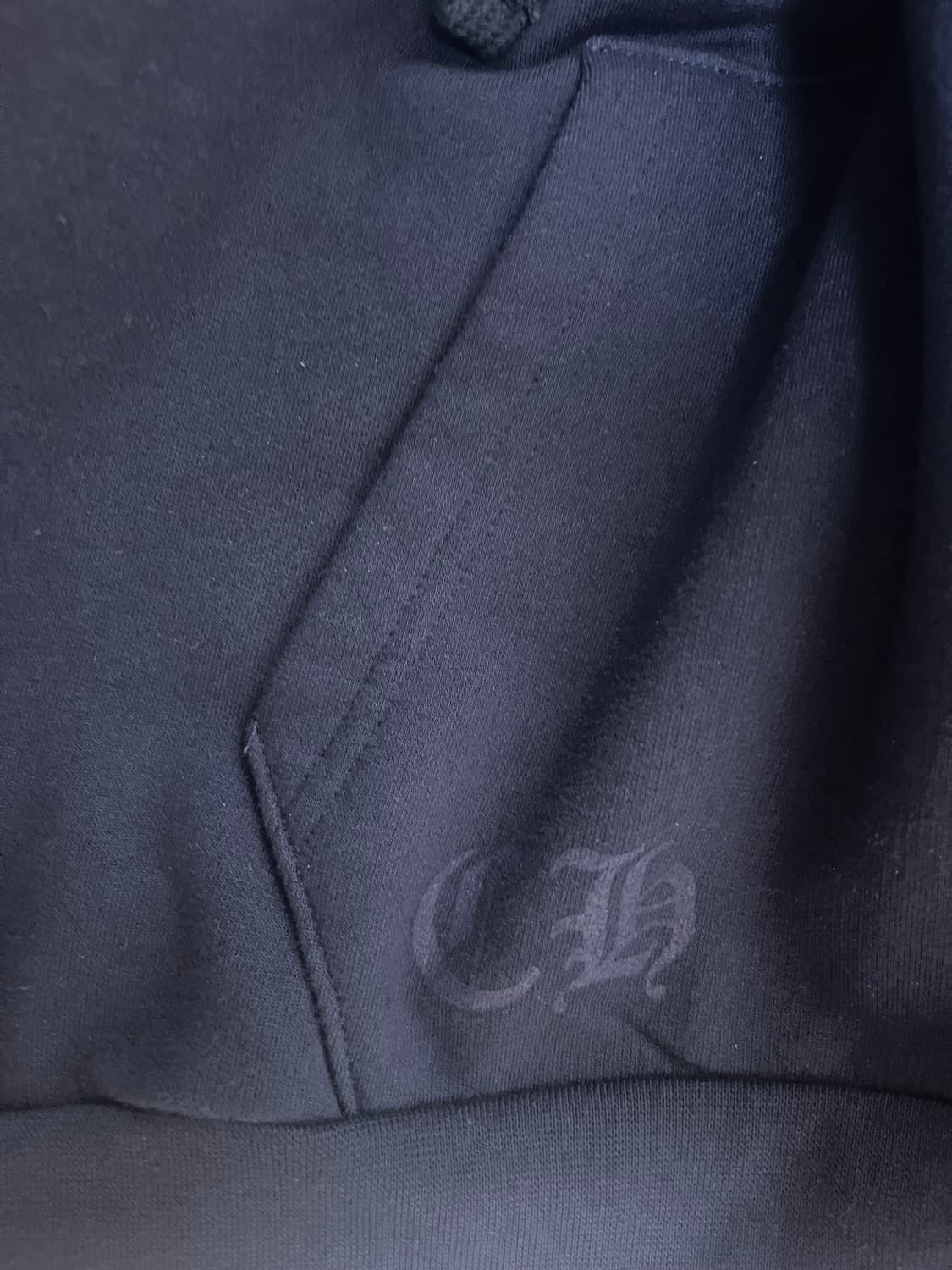 크롬하츠 홀스슈 플로랄 후드 네이비 상품이미지6