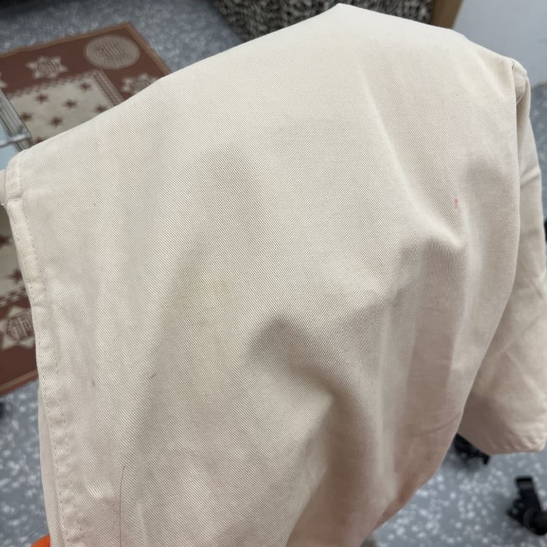 그라미치 빈티지 루즈 테이퍼드핏 벨티드 코튼팬츠 L C10199 상품이미지8