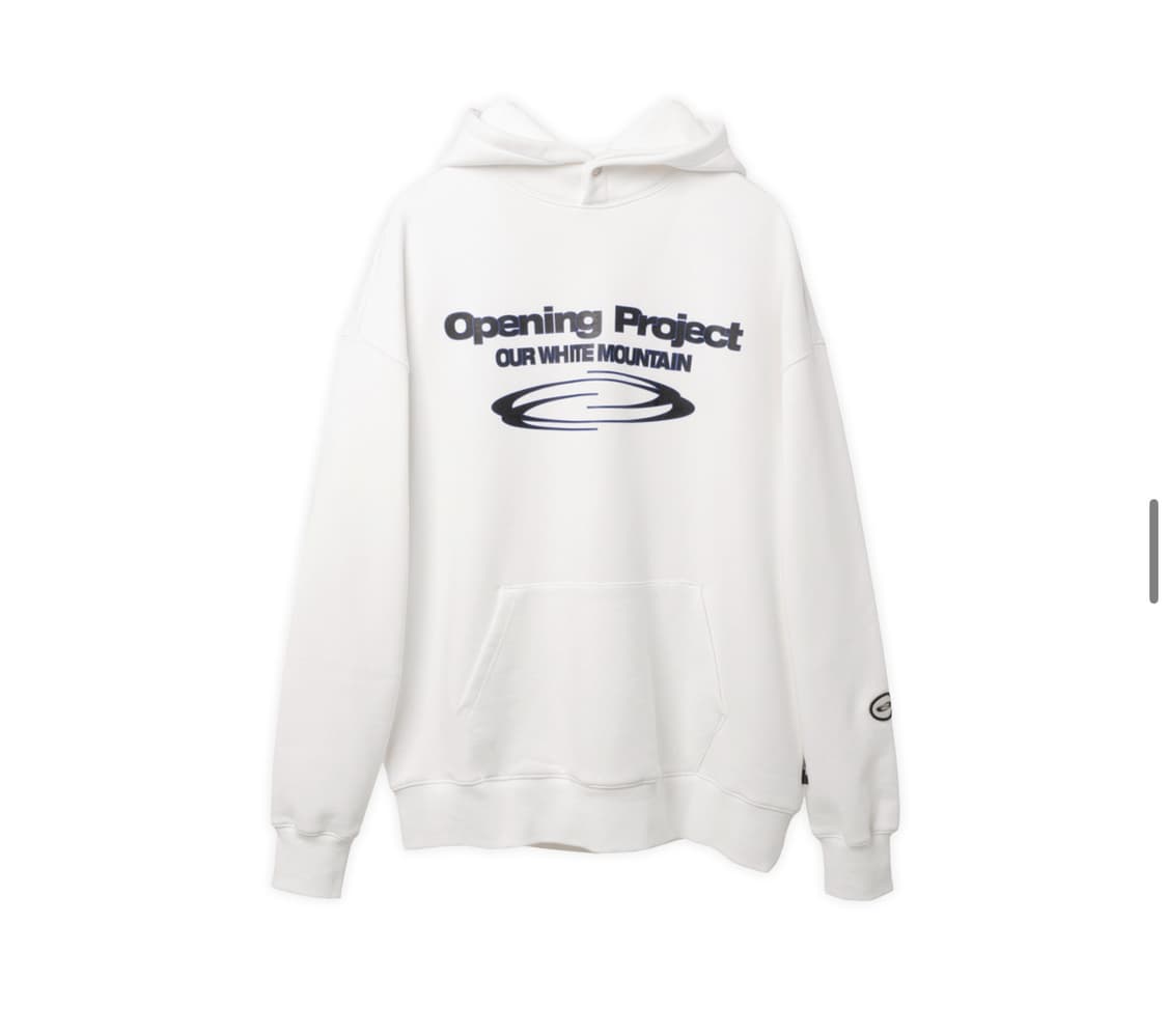 오프닝프로젝트 Identity Hoodie - Off White 상품이미지1