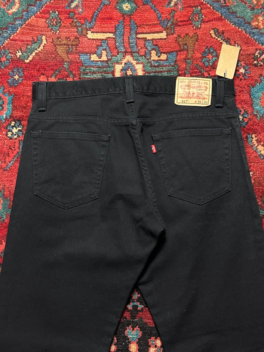 00's 리바이스 517 블랙 부츠컷 플레어진 상품이미지6