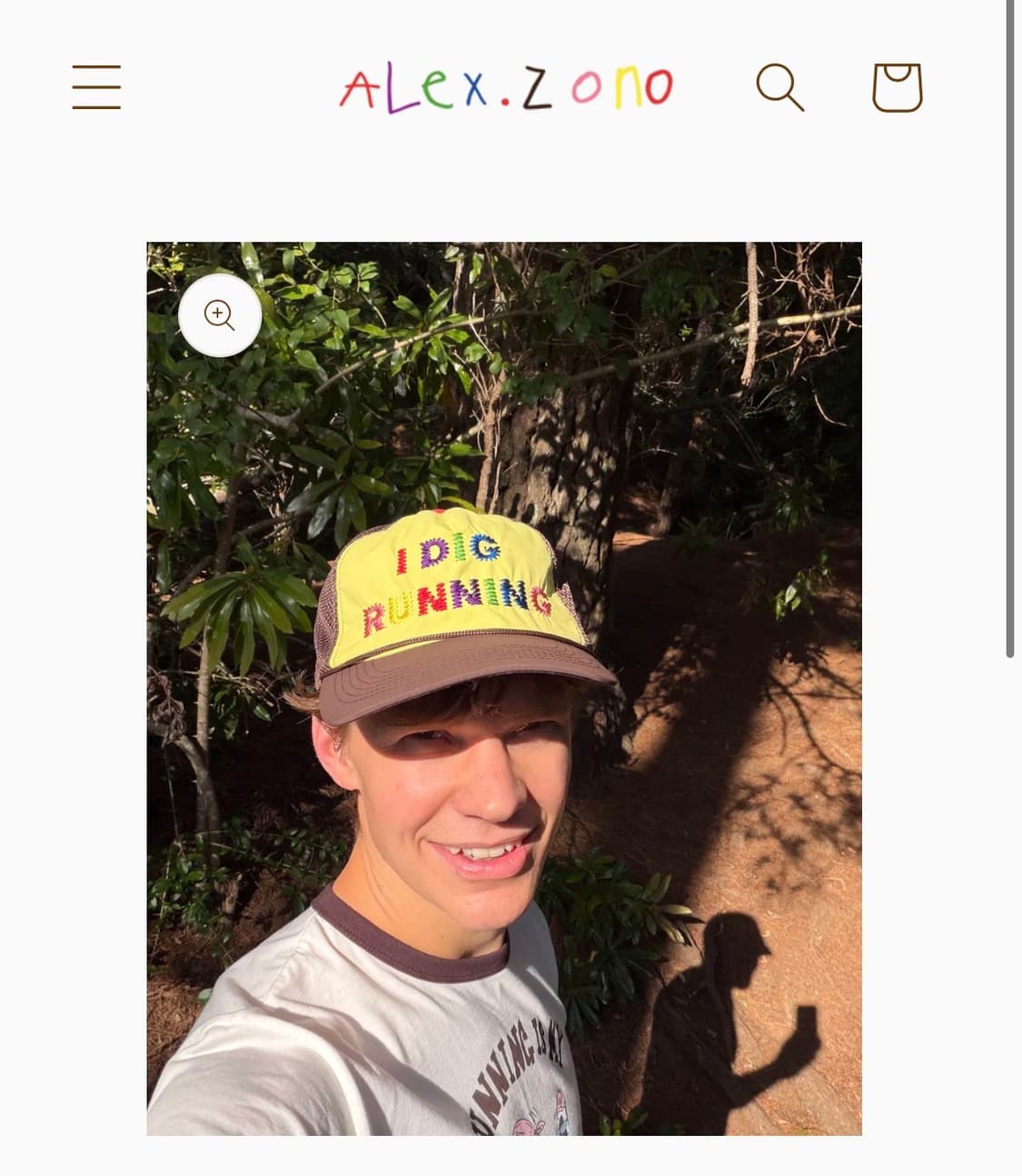 알렉스조노 아이디그러닝 레인보우 볼캡 새상품 상품이미지1