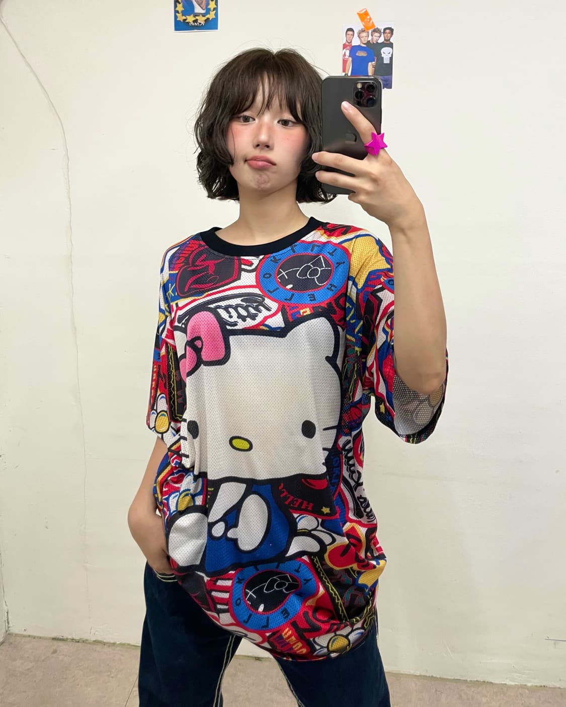 Hello Kitty Multi-Piece Dress Mash T-Shi 상품이미지1