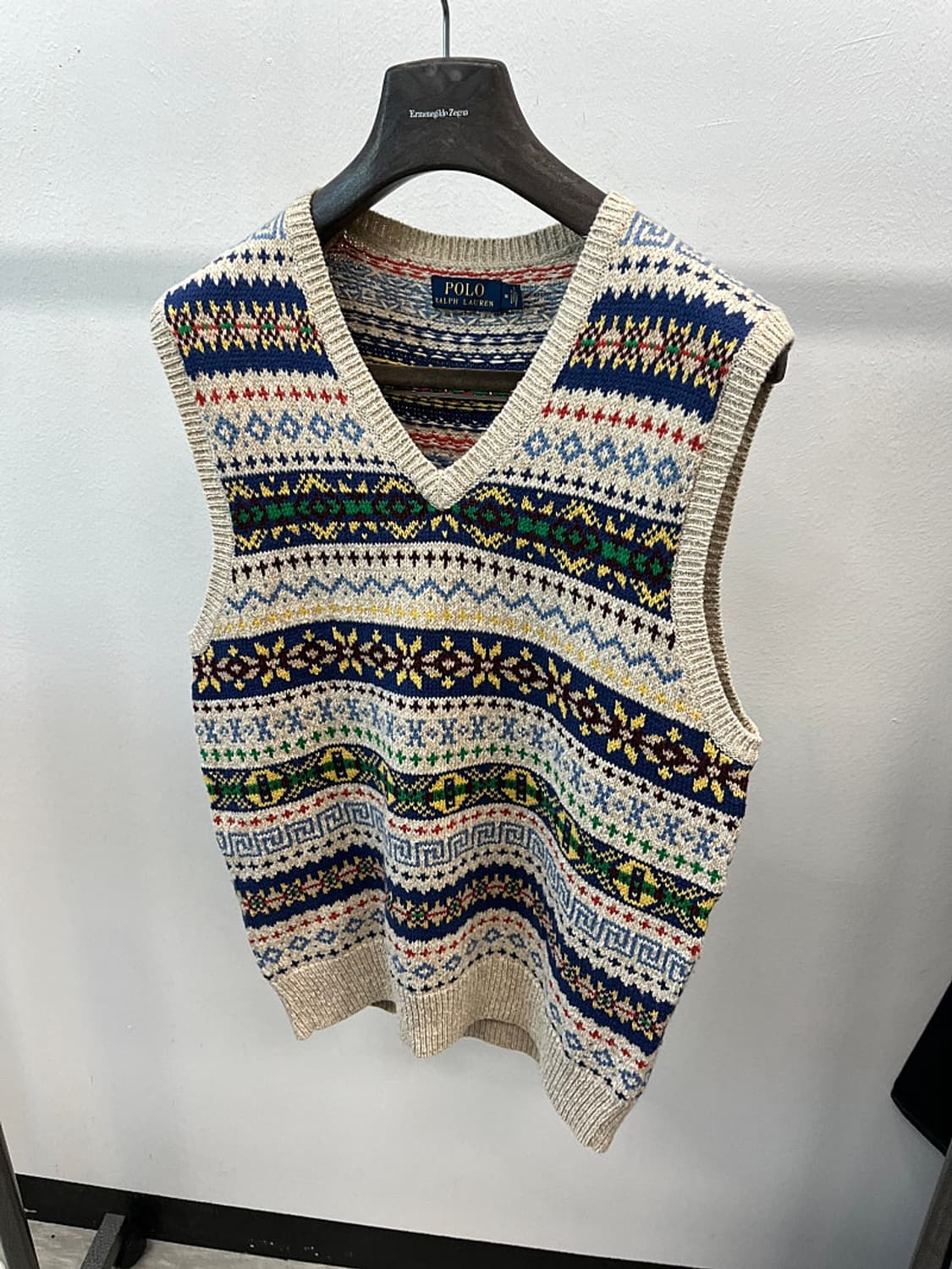 100) 폴로 크리켓 페어아일 베스트  상품이미지1