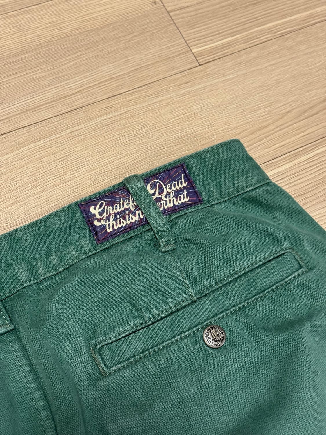 디스이즈네버댓 x 그레이트풀데드 자수 치노팬츠 M 상품이미지8