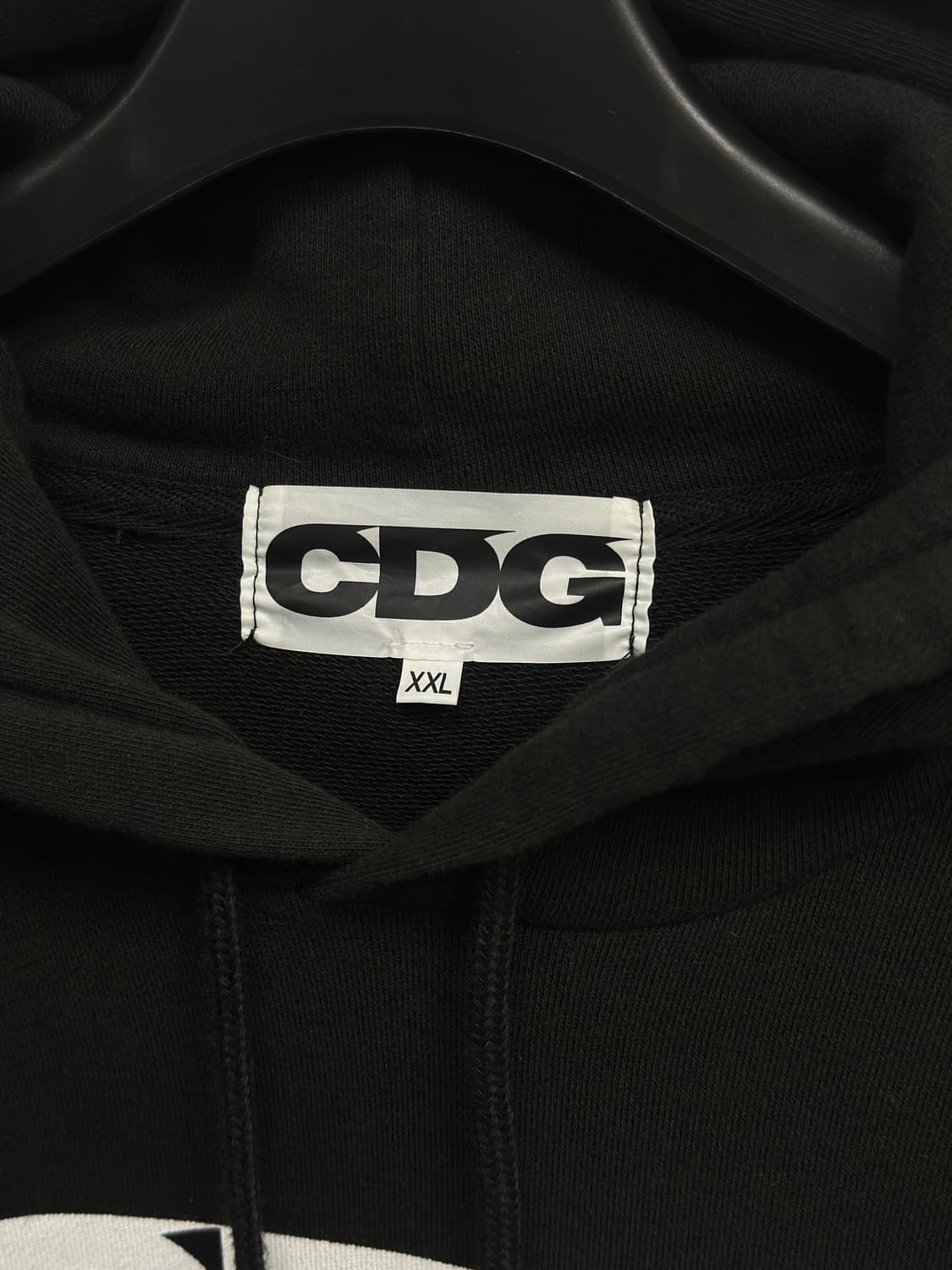 꼼데가르송 CDG 블랙 후드티  상품이미지3