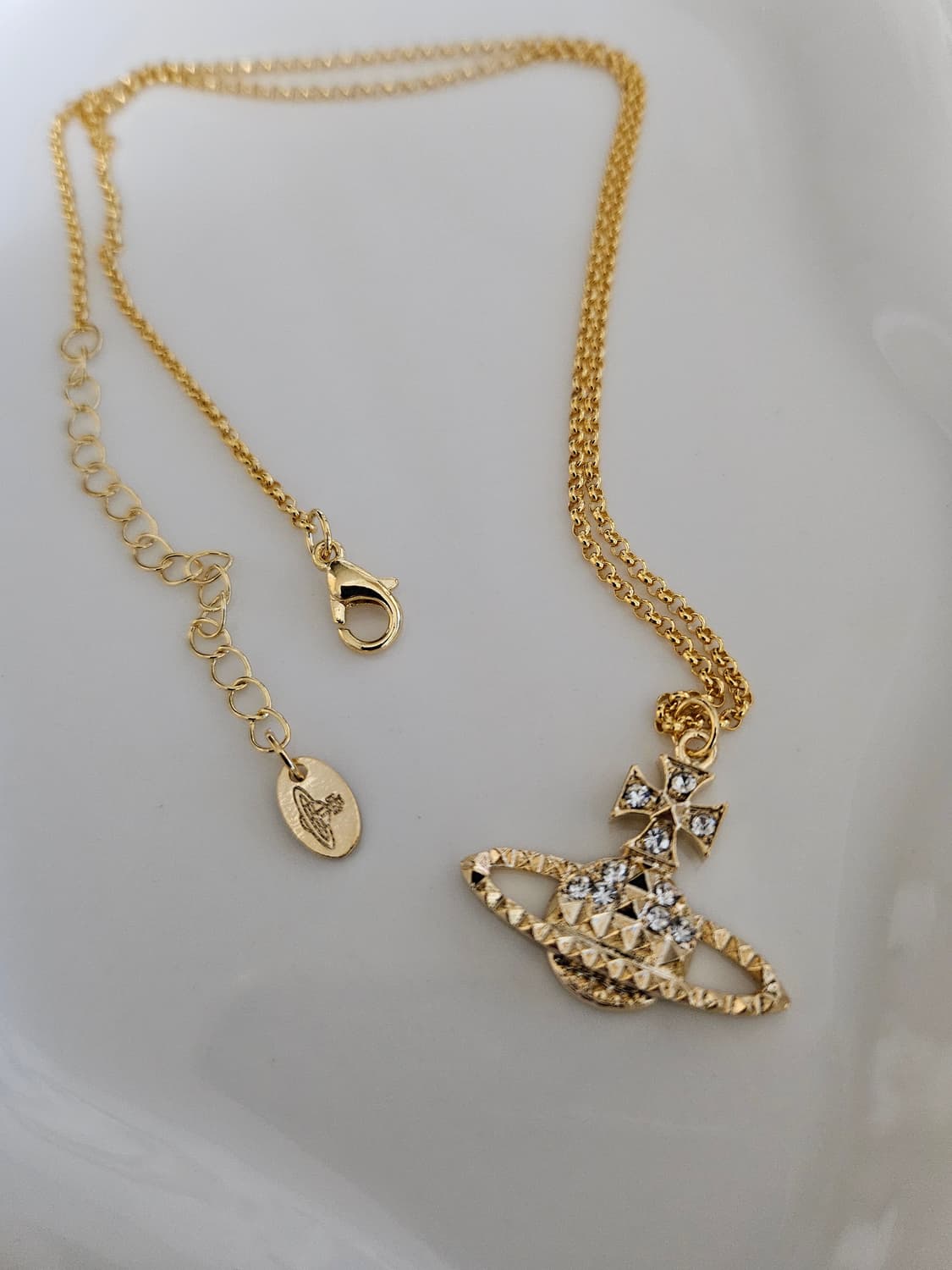 비비안웨스트우드 업사이클링 금장 목걸이 상품이미지3