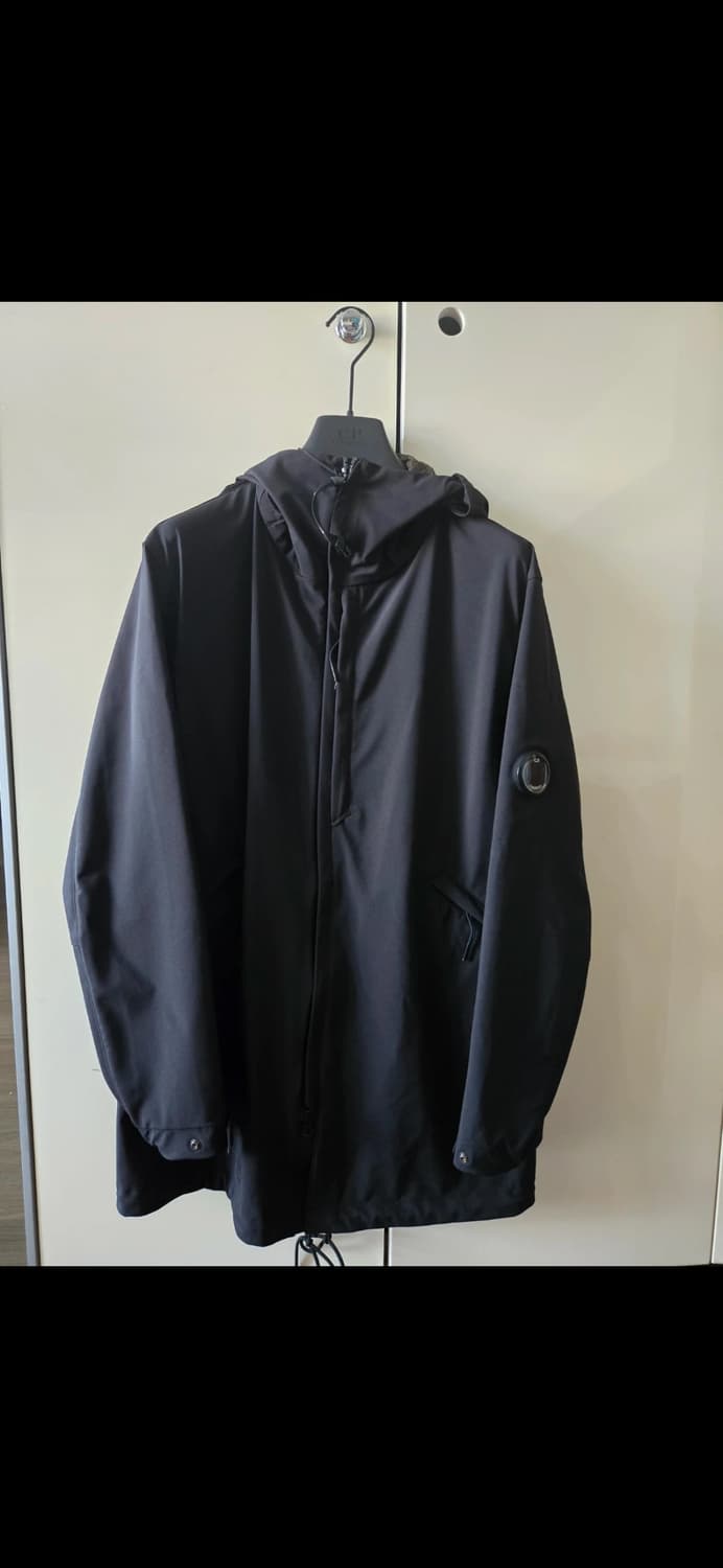 CP컴퍼니 쉘 롱 자켓 46사이즈 블랙 새상품 상품이미지1