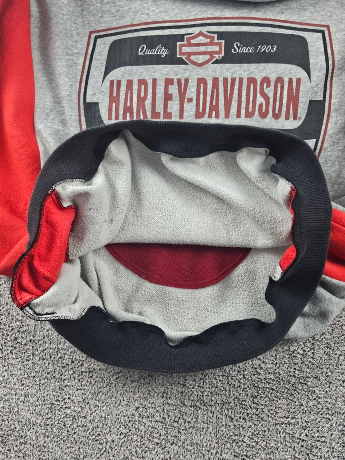 할리데이비슨 리워크 커스텀 스웻 후드 티셔츠 ( 4XL ) / 11241 상품이미지10